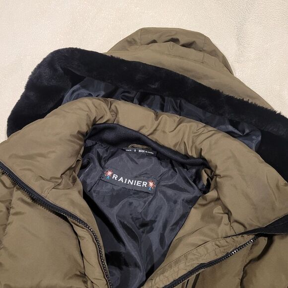 Rainier Goose Down puffer jacket, Sz 8 - Picture 4 of 15